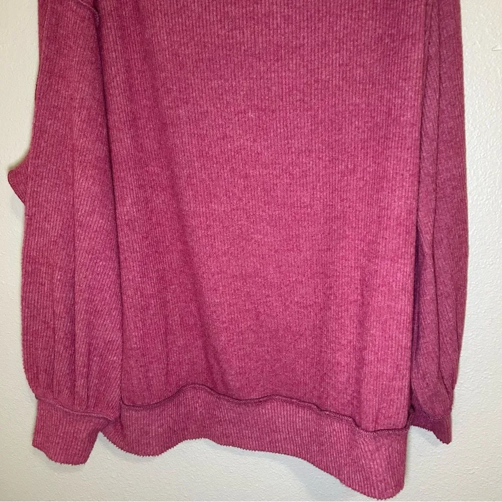 Free People Main Squeeze Hacci Oversized Long Sleeve Top Women’s Size Medium